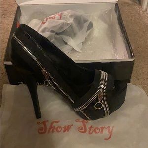 Zipper heels